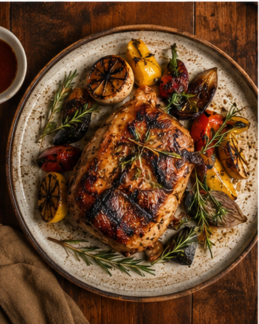 Grilled dish