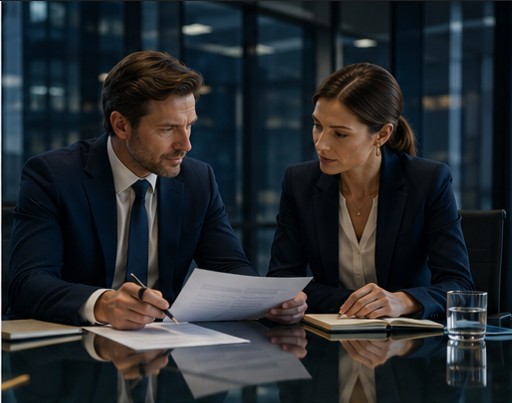 Advisors in discussion